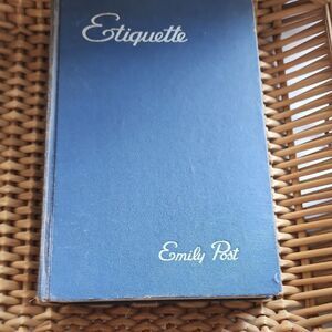 Vintage 1950's Hardback Etiquette Book Emily Post